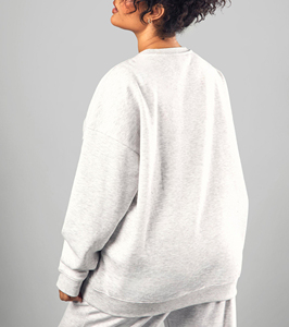 Venta al por mayor de sudaderas de mujer de gran tamaño hechas a medida más vendidas-último estilo de ropa casual sudadera cálida de peso pesado para las mujeres - Product Image 5
