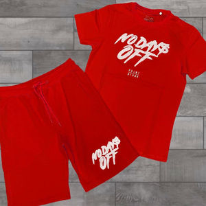 ชุดครอปท็อปและกางเกงขาสั้นผ้ายืด2ชิ้นสำหรับผู้ชายชุดสไตล์ลำลองผ้าเทอร์รี่ระบายอากาศผลิตตามสั่งสำหรับฤดูร้อน - Product Image 5