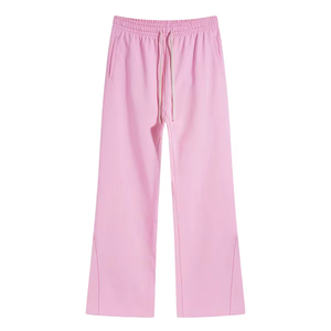 Vente chaude Pantalons de survêtement en dentelle respirants à coupe ample et à devant plat, style streetwear décontracté d'hiver, logo personnalisé, écologiques, OEM - Product Image 1