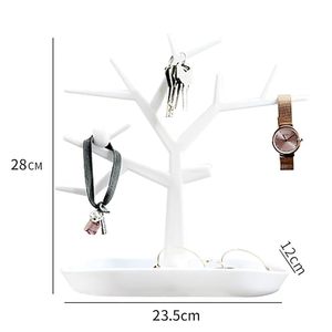 Nhựa cây chủ sở hữu chính với khay cho bàn trang điểm trang trí nội thất hành lang nhiều móc chìa khóa, chủ trang trí hộp lưu trữ - Product Image 5