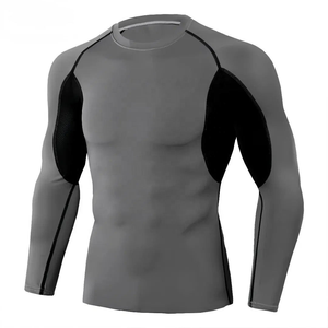 T-shirt de compression léger pour homme, respirant, écologique, pour les activités sportives estivales, séchage rapide, performance, surf - Product Image 2