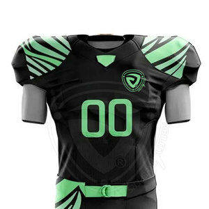 Uniforme de Jersey de Fútbol Americano Personalizado, Deportivo, Transpirable, de Talla Grande, de Manga Corta y Secado Rápido - Product Image 3