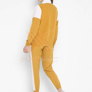 Trajes Deportivos con Cierre de Cremallera de Diseño Único en Grandes Cantidades, Servicio OEM, Trajes Deportivos de Algodón para Mujer al por Mayor - Product Image 3