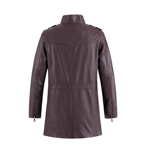 Veste en cuir pour homme imperméable la plus vendue, vêtements d'hiver pour homme, veste en cuir pour homme, vente chaude, veste d'hiver en cuir pour homme - Product Image 2