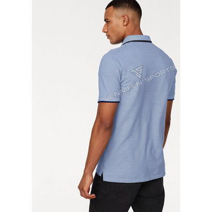 Polo décontracté d'été pour hommes qualité d'usine marque personnalisée à manches courtes haute couture en toile de coton motif solide design - Product Image 6