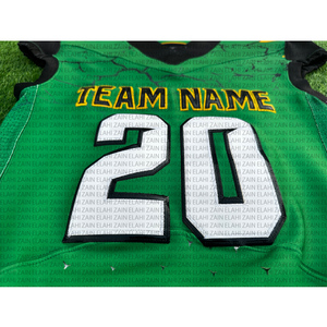 Maillots de football à manches courtes en mesh/spandex respirant, collection 2025, logo personnalisé, impression numérique, uniformes américains 2026 - Product Image 3