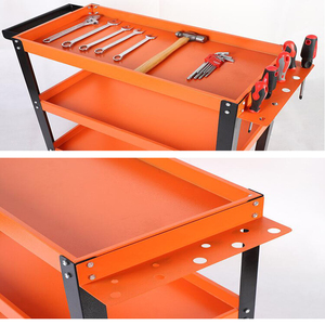 3-Layer Steel Tool Storage Cabinet <b>Wheels</b> Keyed <b>Lock</b> 300kg Load Capacity Customizable Dimensions OEM/ODM Available 3-Year - Product Image 3