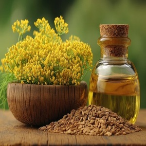 Huile essentielle de graines de fenouil pure biologique | Booster de qualité supérieure, distillé à la vapeur, aromathérapie et soins de la peau | Wholesale Bulk Supply - Product Image 1