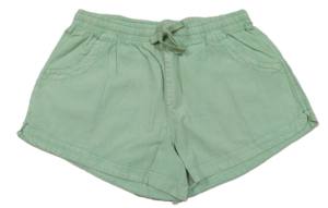 Pantalones cortos lavados con ácido personalizados para mujer 100% algodón Vintage Sports - Product Image 1