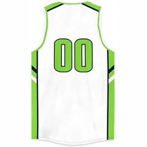 Conjunto de uniforme profesional transpirable de secado rápido estampado camiseta de baloncesto unisex personalizada 100% poliéster - Product Image 3