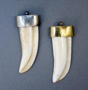 Collier avec pendentif en os de buffle, bijoux tribaux naturels et durables pour femmes, haute qualité - Product Image 4