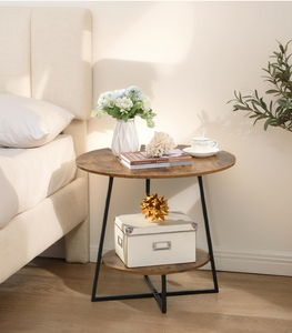 Table d'appoint en métal minimaliste moderne pour l'esthétique de la ferme améliore les salons chambres couloirs espaces extérieurs - Product Image 4