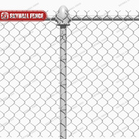 Cerca de Alambre de Acero Galvanizado Recubierto de PVC de 6 Pies de Largo, Calibre 10, 3 mm de Grosor, con Acabado Natural y Servicio de Modelado 3D