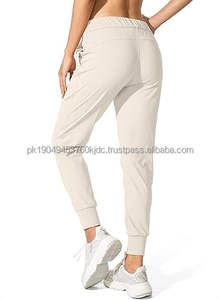 Pantalons de jogging pour femmes à taille mi-haute avec poches, respirants, anti-froissement, imprimés, pour l'entraînement ou la détente, pantalons de jogging pour la course à pied - Product Image 3