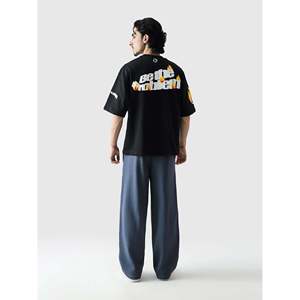 100% coton BE the PROBLEM Jersey Tissu confortable et durable - Product Image 1