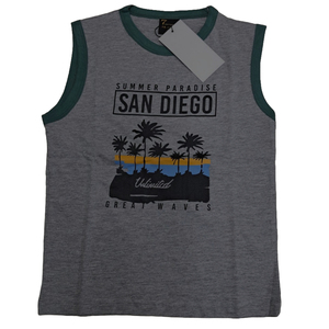 Custom Logo Printing OEM Plus Size Breathable Bodybuilding Fitness Sports Muscle Vest Tank Top <b>Sleeveless</b> Cotton Men - Product Image 5