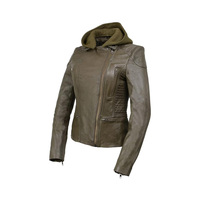Damenmode PU Lederjacken Mantel Anzug Langarm Lady Damen Kleidung Jacke
