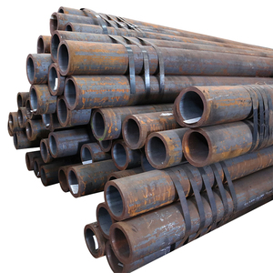 เหล็กคาร์บอนรีดร้อนแบบไร้รอยต่อ ASTM API GR B A134 A106 Sch40 A53สแตนเลสสีดำทรงกลมราคาโลหะโครเมียม - Product Image 2