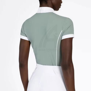 Chemise d'équitation aux designs uniques, best-seller, pour cavaliers, vêtements d'équitation très demandés, couleur unie, par Alexandria Industries - Product Image 3