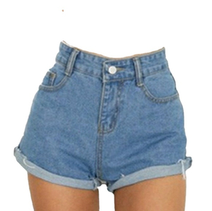 <b>Women</b>’s <b>Bermuda</b> <b>Denim</b> <b>Shorts</b> with Longline Relaxed Fit, High Waist Construction, Premium Washed Fabric, Classic Pocket Details - Product Image 4