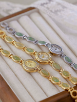 Nouvelle Montre Authentique Femme 2026 Tendance Mode Luxe Léger Bracelet Vintage Coquille Couleur Naturelle Aurore Étanche Alliage Quartz