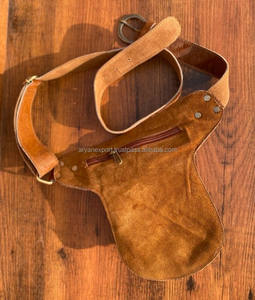 Nouvel arrivage de ceintures de poche élégantes en cuir de fourrure de vachette pour la taille des hanches ceintures de bandoulière de style moderne ceintures unisexes réglables en cuir de vachette - Product Image 6