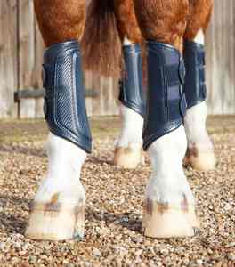 Bottes de protection pour les jambes des chevaux, fabrication OEM personnalisée, rembourrage absorbant les chocs, protection des tendons et des jarrets, bottes de protection - Product Image 2