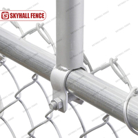 Heavy Duty 4 FT 5FT 8FT Valla de eslabones de cadena comercial Valla de diamante para cancha deportiva