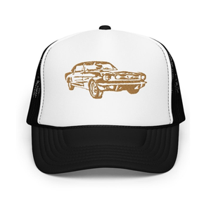 Casquette unisexe personnalisée de haute qualité en tissu mesh 5 panneaux 100% coton, impression de logo sur mesure, visière incurvée bicolore, ODM OEM - Product Image 2