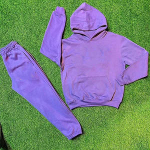 Conjunto Deportivo Vintage Personalizado con Cremallera, Sudadera con Capucha y Pantalones Deportivos de Pierna Recta y Corte Acampanado para Hombre - Product Image 6