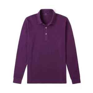 เสื้อโปโลแขนยาวสำหรับผู้ชายทำขึ้นเพื่อความสบายใช้งานได้ยาวนานและเป็นทางการอย่างมีสไตล์เพื่อความอเนกประสงค์ - Product Image 6