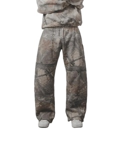 Conjunto Deportivo de Invierno para Hombre, Estilo Camuflaje, Talla Grande, con Sudadera con Capucha Térmica de Forro Polar, 2 Piezas - Product Image 2