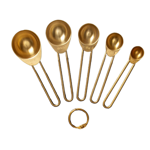 Cuillère à mesurer en laiton avec couleur cuivre polie et cuillère à mesurer d'excellente qualité - Product Image 6