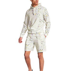 Precio Razonable, Conjunto de Sudadera con Capucha y Pantalones Cortos para Hombre, Otoño, 100% Algodón, Transpirable, Ropa Casual de Alta Calidad, Superventas - Product Image 1