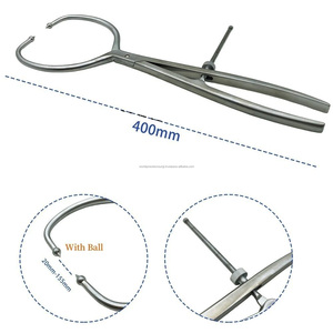 ชุดเครื่องมือผ่าตัดกระดูกแบบแมนนวล ทำจากสแตนเลส ประกอบด้วยคีมลดกระดูกต้นขา คีมลดกระดูกเชิงกราน สำหรับการผ่าตัดกระดูกและข้อ - Product Image 1