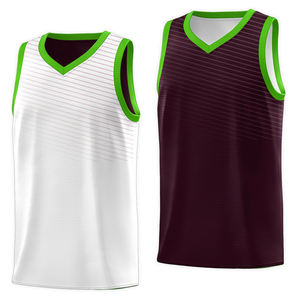 Maillot de basket-ball pour jeunes en maille respirante en polyester pur, design par sublimation, ensembles de tailles plus grandes, qualité de maillot, vêtements de basket-ball OEM - Product Image 5