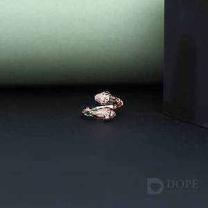 Meilleure vente de 2024 Bague Hip Hop au design tendance Bague unisexe personnalisée en argent sterling 925 avec diamant Mossianite - Product Image 5