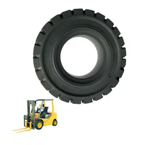 Neumáticos de goma sólida de buena calidad para montacargas 700-12 usando caucho natural de tres capas Estructura de goma hecha en Vietnam proveedor
