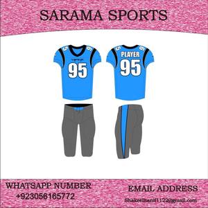 Logo de equipo personalizado, ropa de fútbol americano, sublimación profesional, servicio OEM, venta al por mayor - Product Image 6