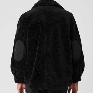 Veste polaire Sherpa pour hommes-Veste chaude et confortable à fermeture éclair intégrale avec doublure en polaire douce, parfaite pour l'hiver, les aventures en plein air - Product Image 6