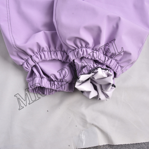 Pantalones de Nieve Cargo Holgados de Lavanda para Invierno con Cintura Ajustable con Cordón, Múltiples Bolsillos con Cremallera, Ventilaciones y Puños Elásticos - Product Image 6