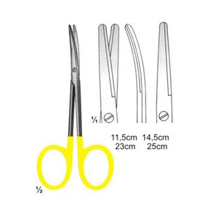 Venta caliente en Stock Instrumentos médicos de gama completa Tijeras de acero inoxidable con insertos de carburo de tungsteno Aceptar OEM - Product Image 1