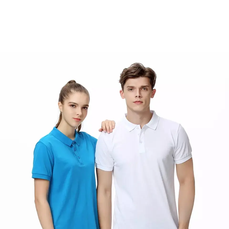Groothandel Hoge Kwaliteit Solid Kleur Leisure Golf Custom Logo Eenvoudige Polo Shirt Mannen Polo Shirt T-shirt