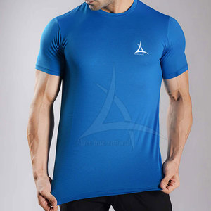 Camisetas Deportivas de Compresión al por Mayor para Hombre, Tallas Grandes, Transpirables, Ecológicas, de Tela Spandex/Poliéster, Colores Personalizados - Product Image 4
