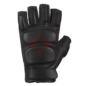 Gants en cuir pour motocycliste de qualité supérieure, noirs, à doigts entiers, unisexes, durables, protection des jointures, prise en main confortable, style sportif - Product Image 3