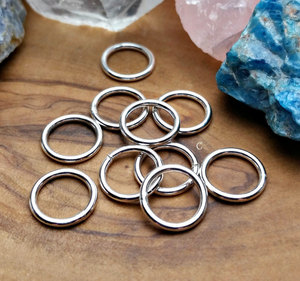 Closed Jump Ring 24 GA 925 Sterling Silver Accessories And Findings For Jewelry Making - Product Image 4