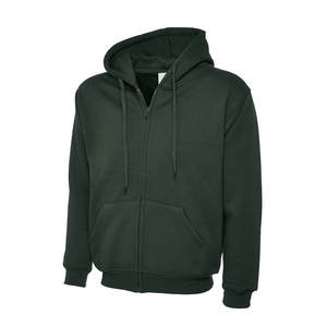 Sweat à capuche unisexe personnalisé de haute qualité pour homme, en coton, couleur unie, avec fermeture éclair, couleur jaune, taille personnalisée - Product Image 3