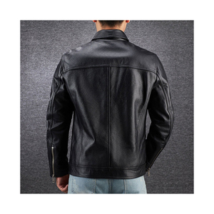 Original Cowhide <b>Leather</b> Men <b>Real</b> <b>Leather</b> <b>Jacket</b> 2023 customized <b>leather</b> <b>jackets</b> sale for product - Product Image 5