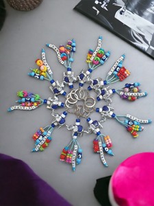 Porte-clés avec perle anti-mal - Product Image 5