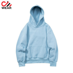 เสื้อฮู้ดขนแกะด้านบนสำหรับผู้ชาย,มีกระเป๋าจิงโจ้อบอุ่นและนุ่ม - Product Image 6